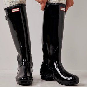 NWT HUNTER Women's Original Tall Gloss Rain Boots - Sz. 10F US / 8 UK / 42 EU